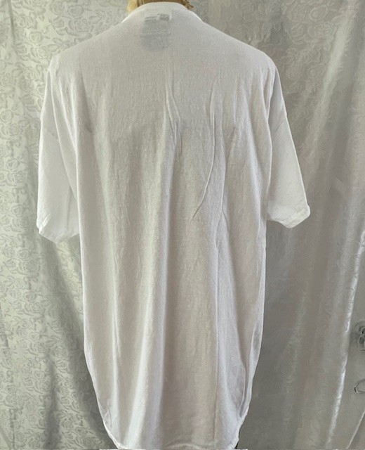 Upcycled T Shirt, Applique Flower & Birds. Wearable Art! SZ XLarge. USA