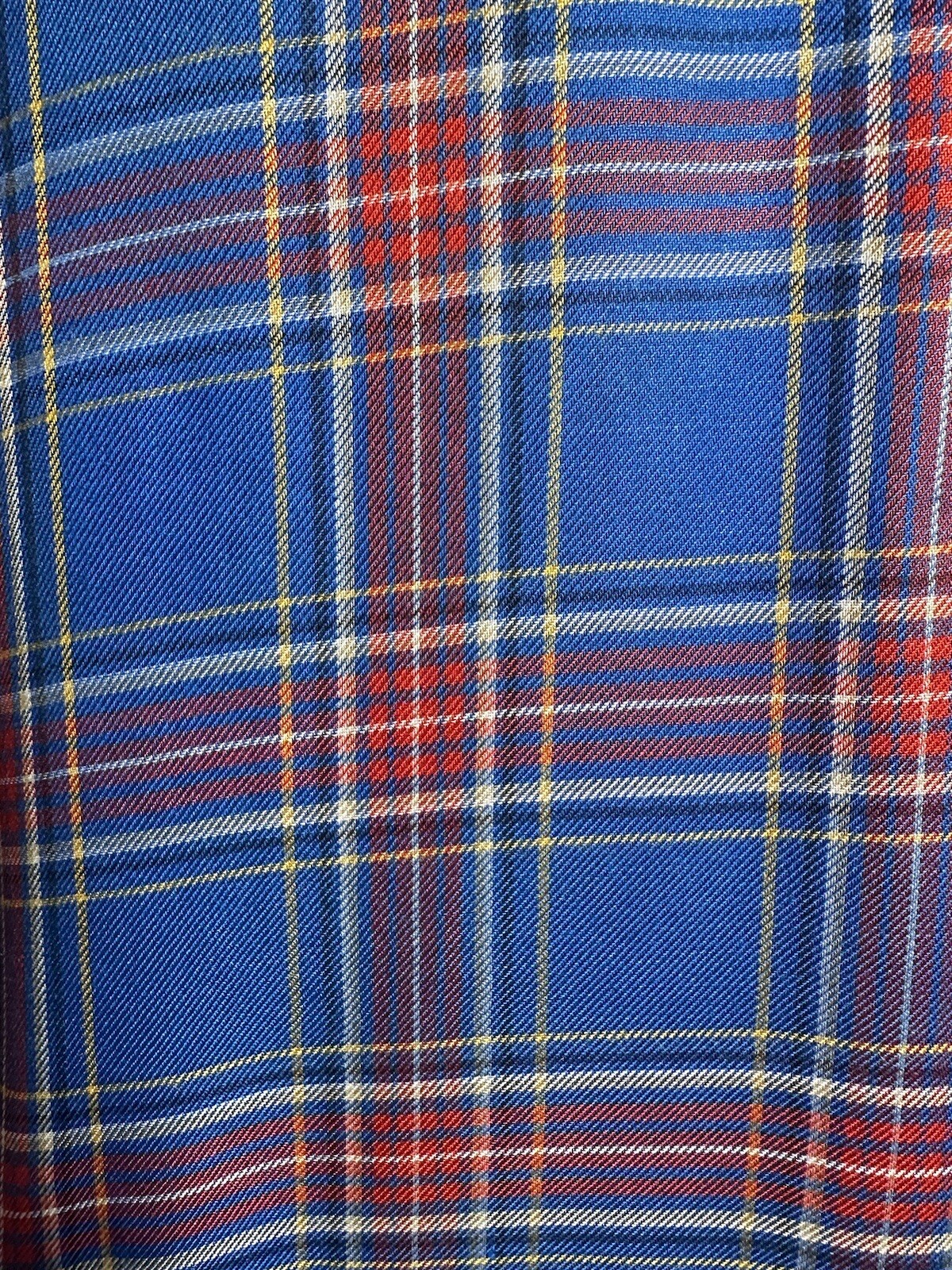 Ruby Rd Tunic Blouse Top Shirt Women 3X Roll Tab Sleeve Button Plaid Blue NW $64