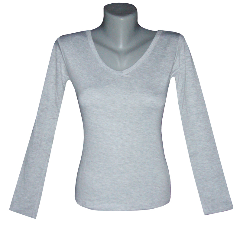 Basic Shirt Longsleeve Langarmshirt Shirt V-Ausschnitt S M L XL XXL NEU