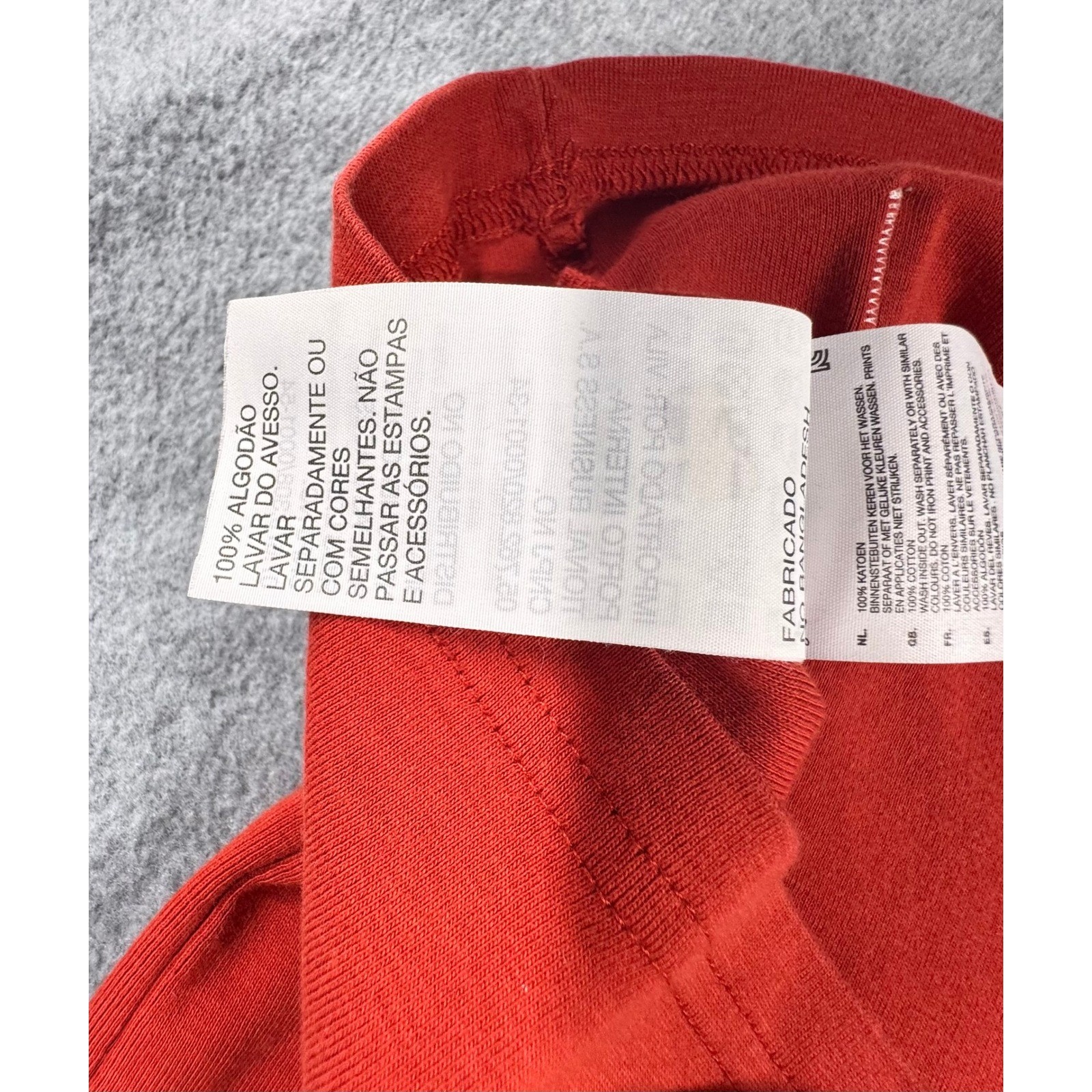 G-Star Raw Women’s T-Shirt Large Orange Tee GSRAW Top Extra Slim Lightweight