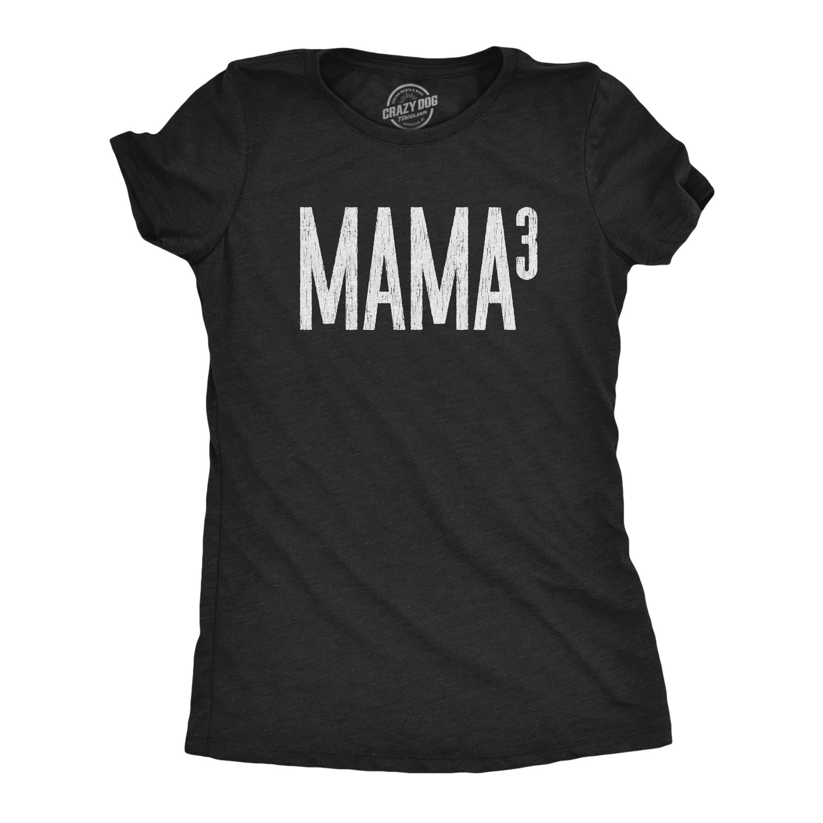 Womens Mama Cubed T Shirt Funny Math Nerdy Mother’s Day Cute Tee for Mom Of