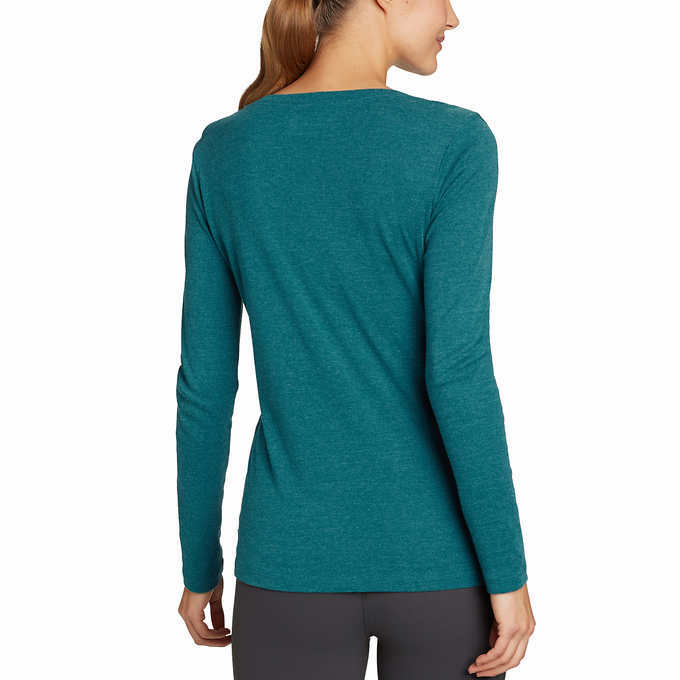Eddie Bauer Ladies Long Sleeve Tee, 2-pack size select color