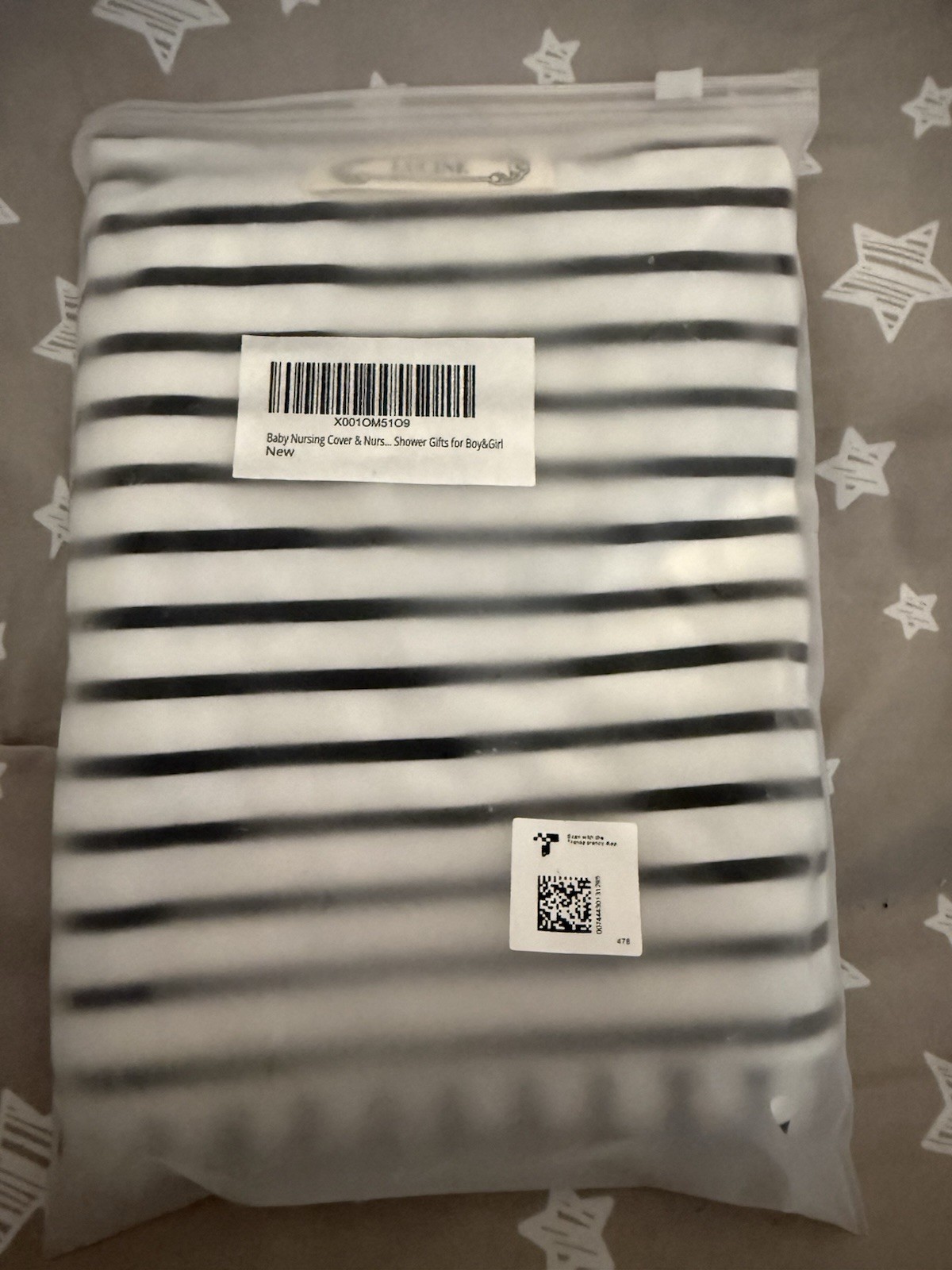 Lucine Women’s Black & White Striped T-Shirt, Size XL, New With Tags