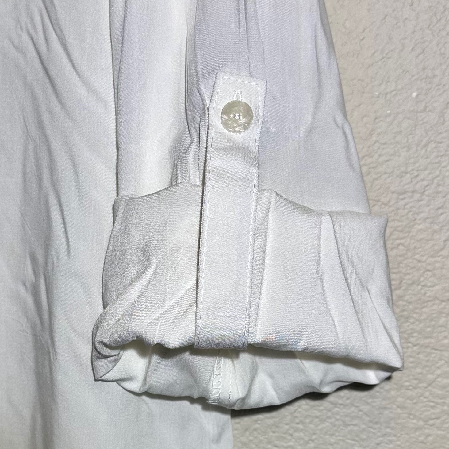 Luna Moon Embroidered Boho Women’s Boho Tunic Long Folding Sleeves Neutral XL