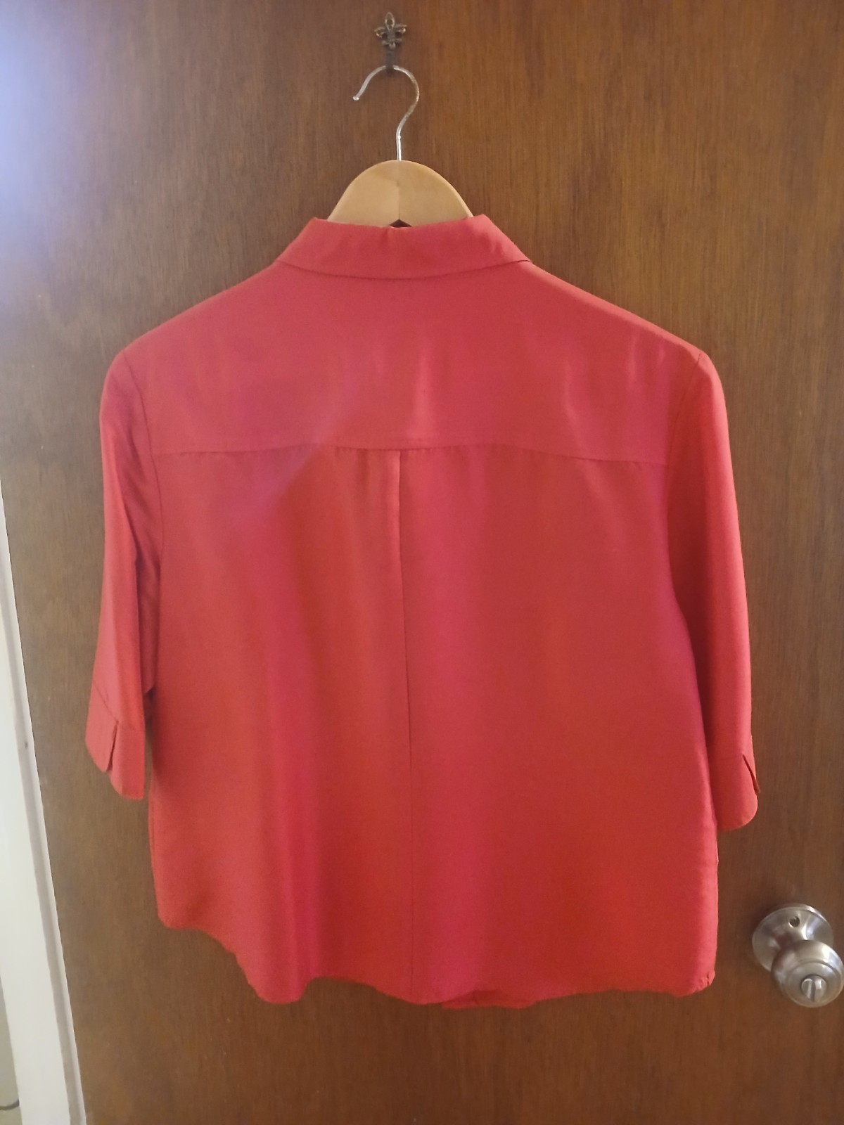 Vintage Newport News Silk Shirt – Hot Pink, Size 14