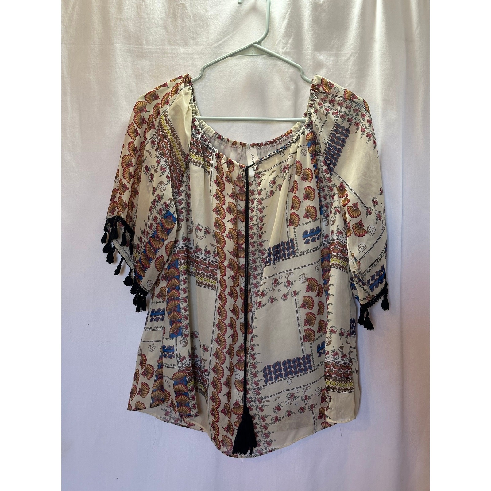 Lady Story Boho Tassel Top | Women’s Size M–L
