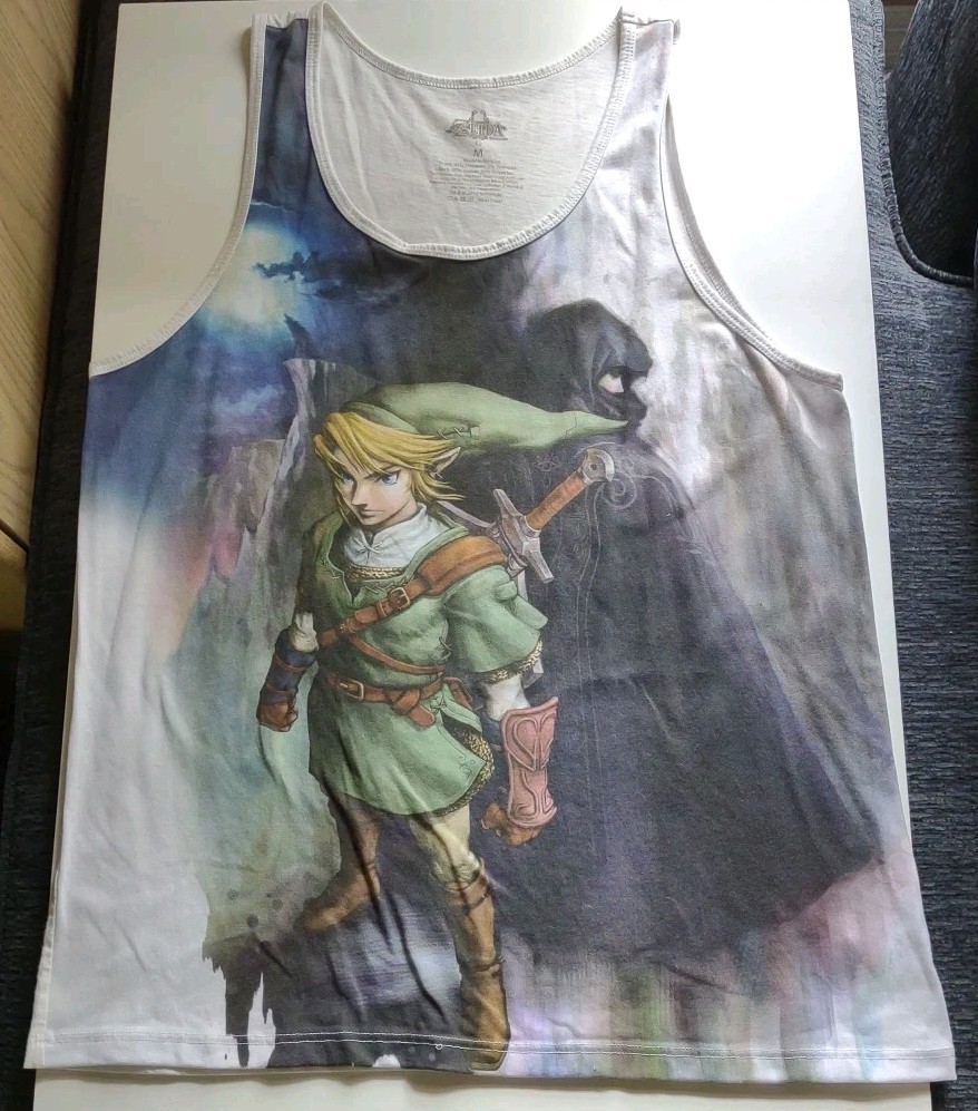 The Legend of Zelda Tank Top Twilight Princess Nintendo Collectable Size Medium.