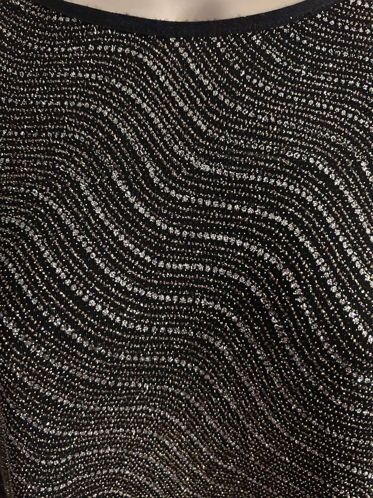 New Medium Graff Sassy Bedazzled Top #1535*9