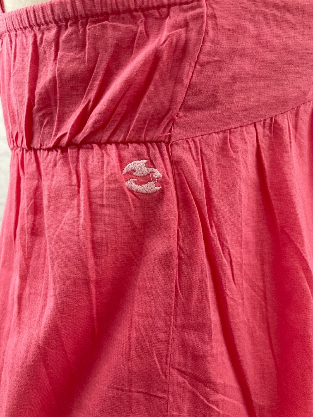 Billabong Women’s Sz M Top Camisole Pink Melon Adjustable Straps Elastic Back