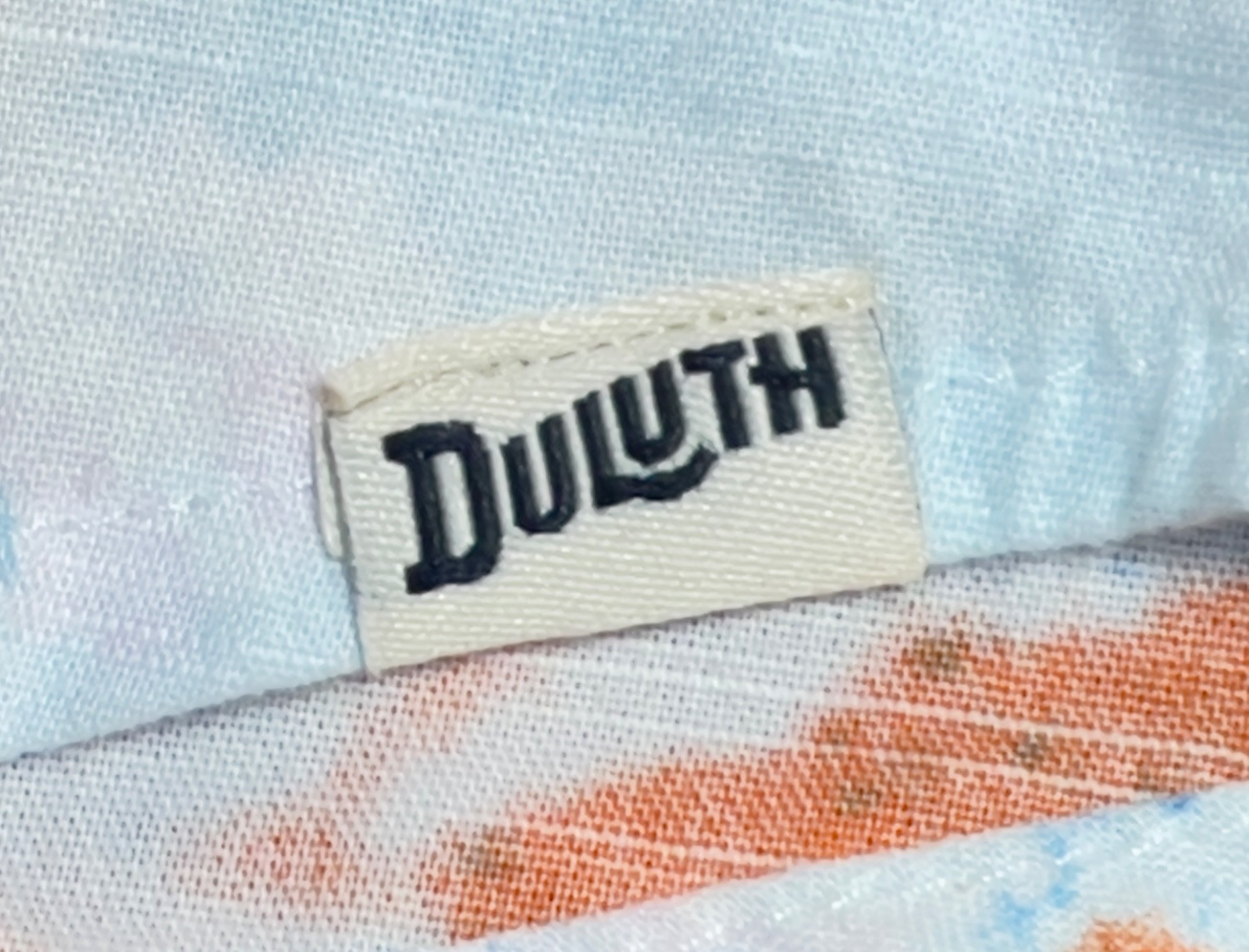 DULUTH TRADING Shirt Women’s XL Tie Dyed Pastel Long Sleeve Cotton Blouse NWOTs