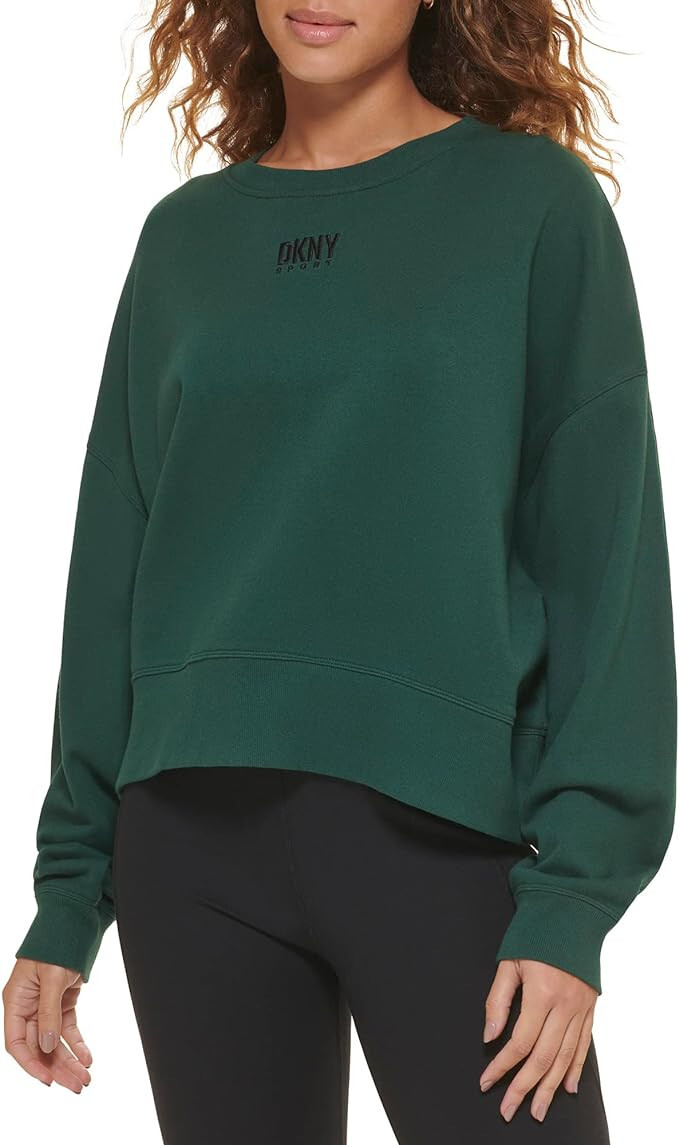 DKNY Women’s Modern/Fitted Oversize Sweatershirt, M