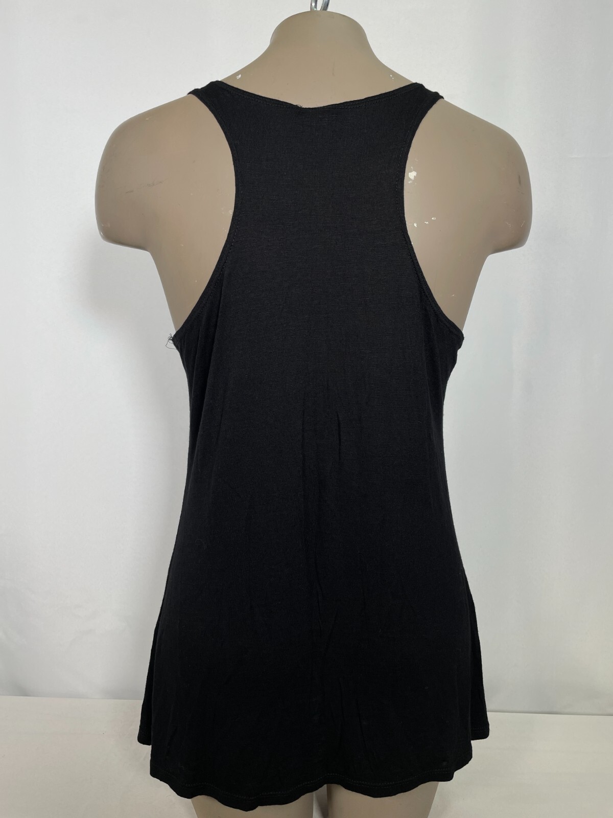 Whiskey Makes Me Frisky Graphic Black Scoop Neck Tank Top Women’s MEDIUM