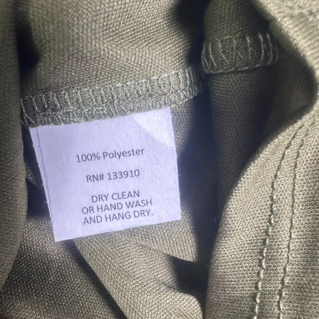 Show Me Your Mumu Johanna Tunic in Olive Silky Satin – Size Small – NWT