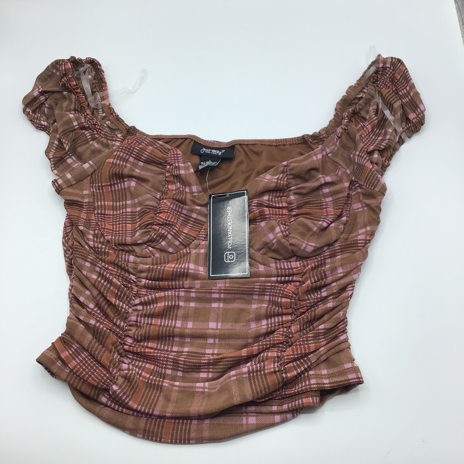 New nwt rabbit rose just polly blouse tops 3 piece bundle womens size large