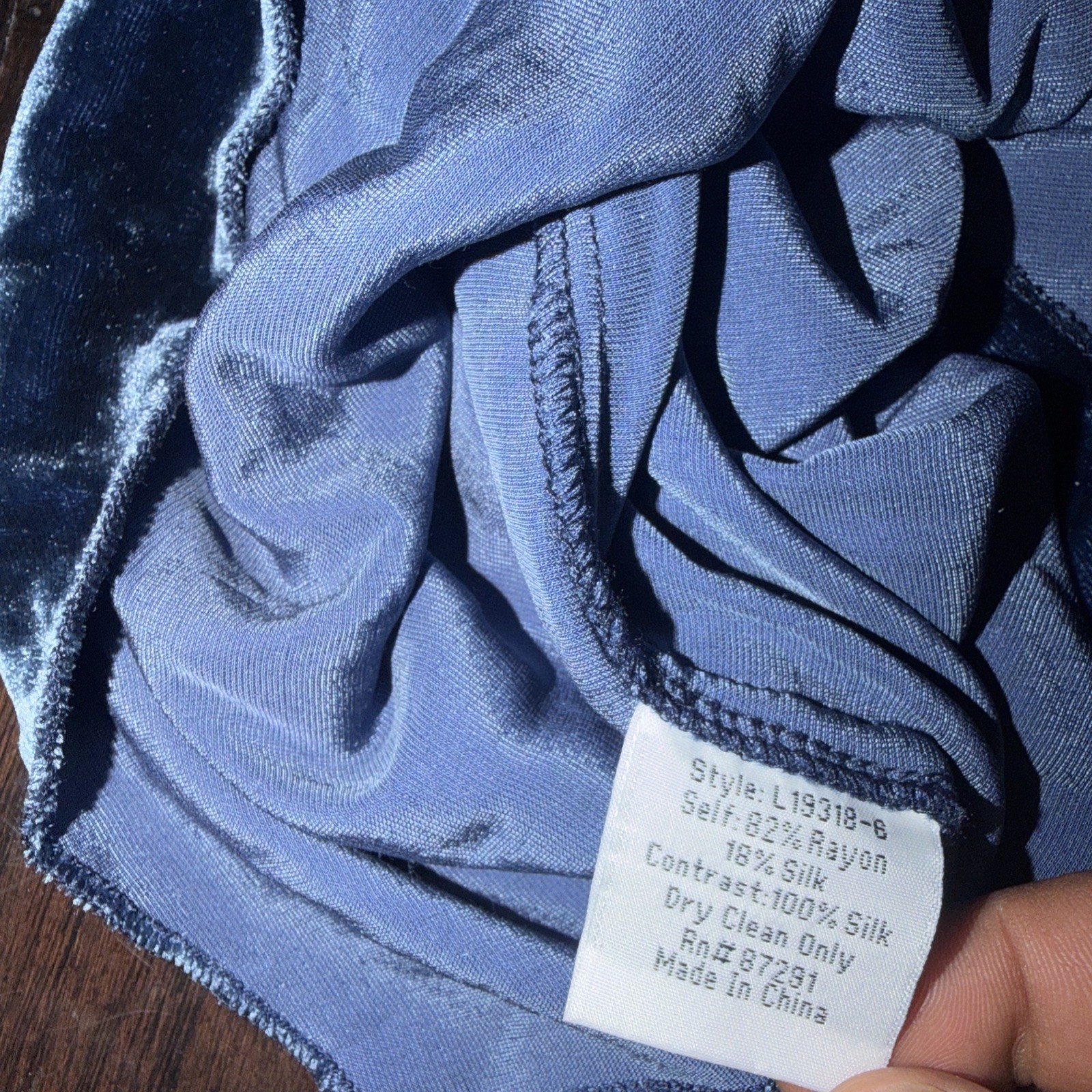 Love Johnny Was Meredith Velvet Cami Luxury Rayon Silk Cami XL