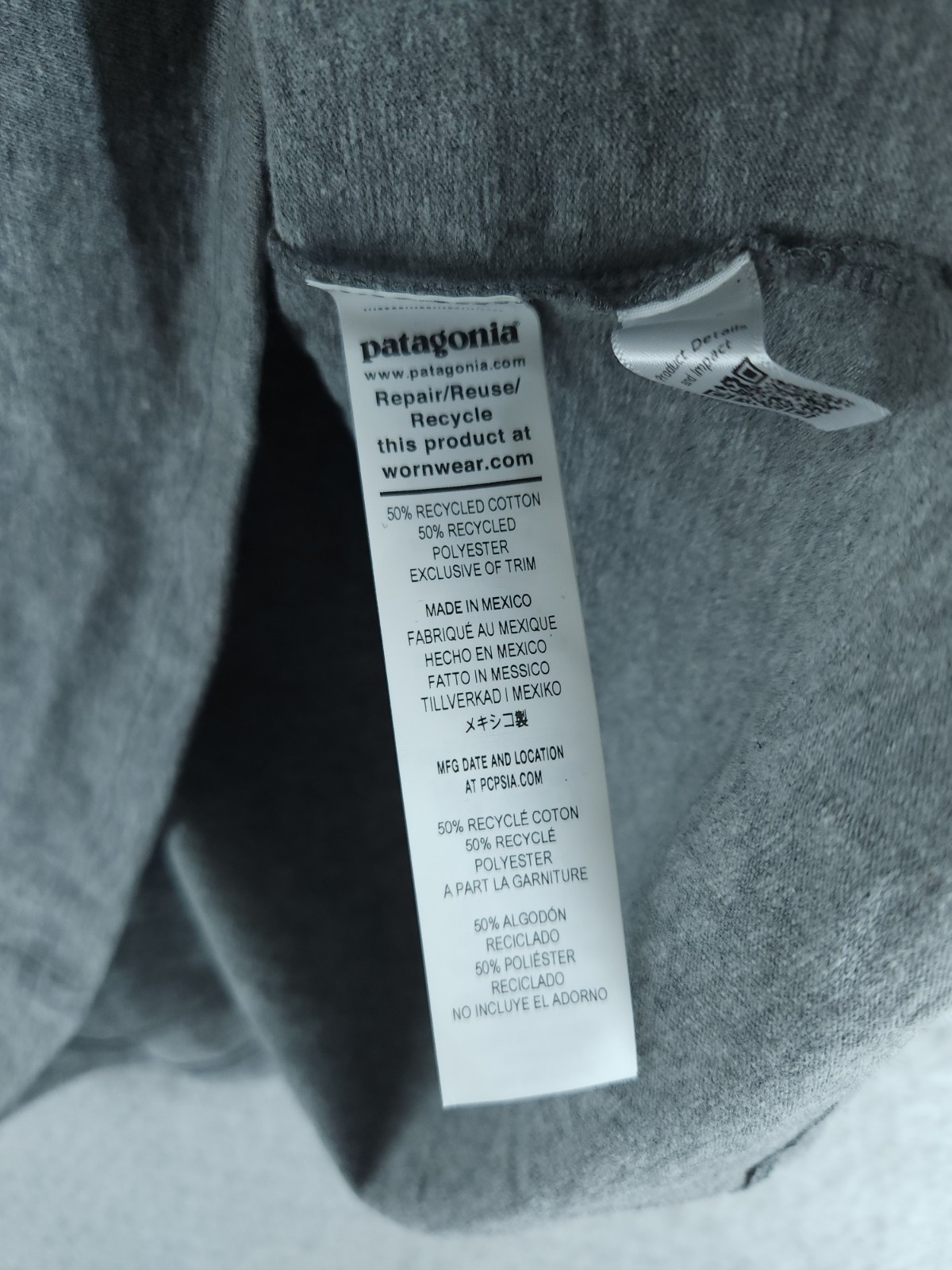 Patagonia Women’s Cap Cool Daily Graphic Shirt – Grey NWOT Size Large