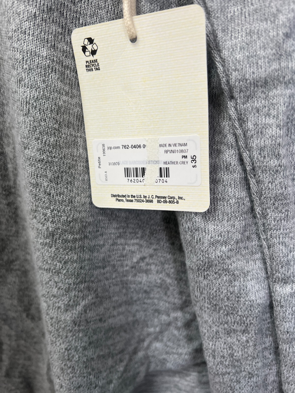 a.n.a Heather Gray Long Sleeve Thin Sweater Women’s Size PM Petite