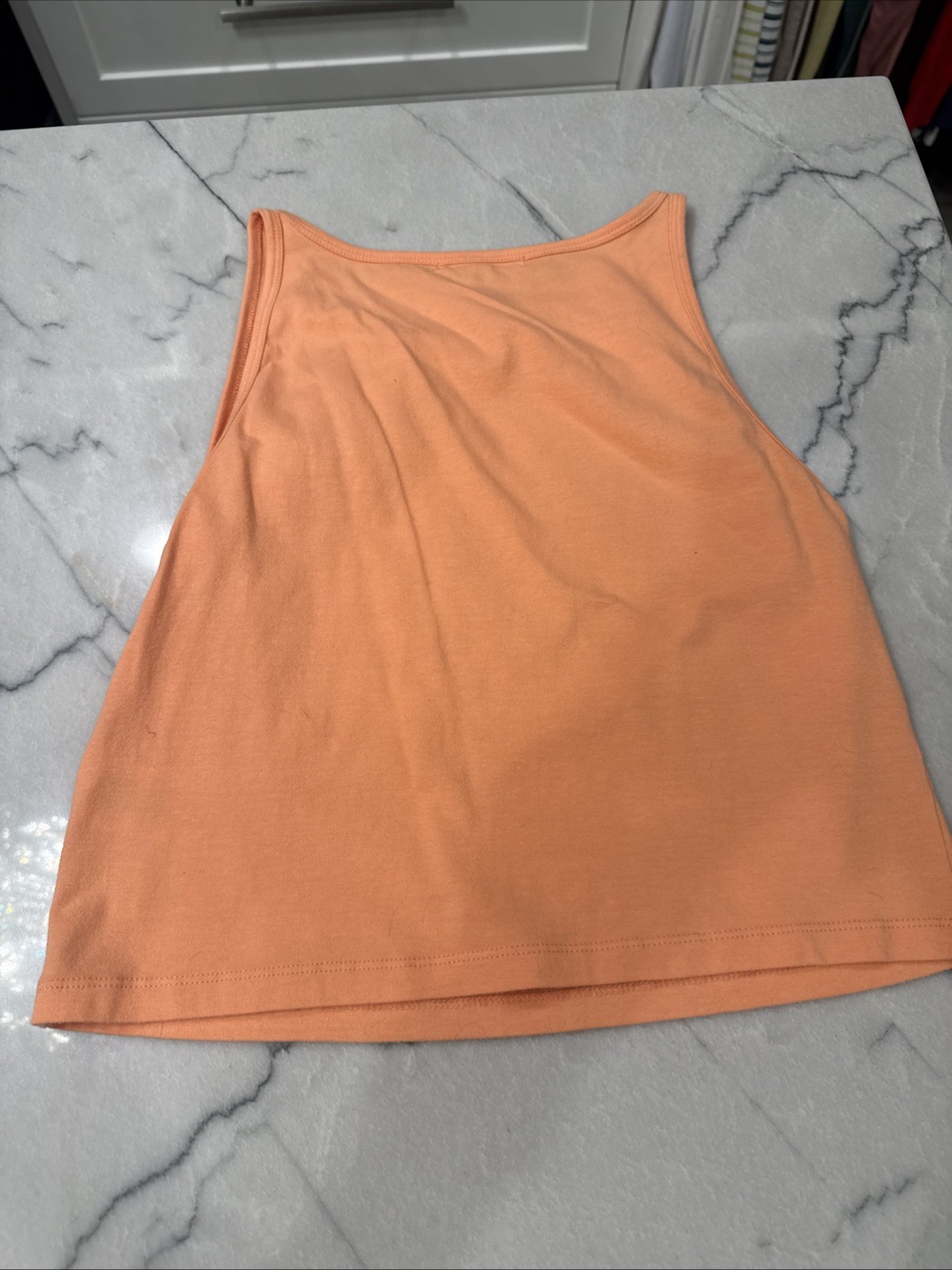 Copper Key Crop Tank Orange