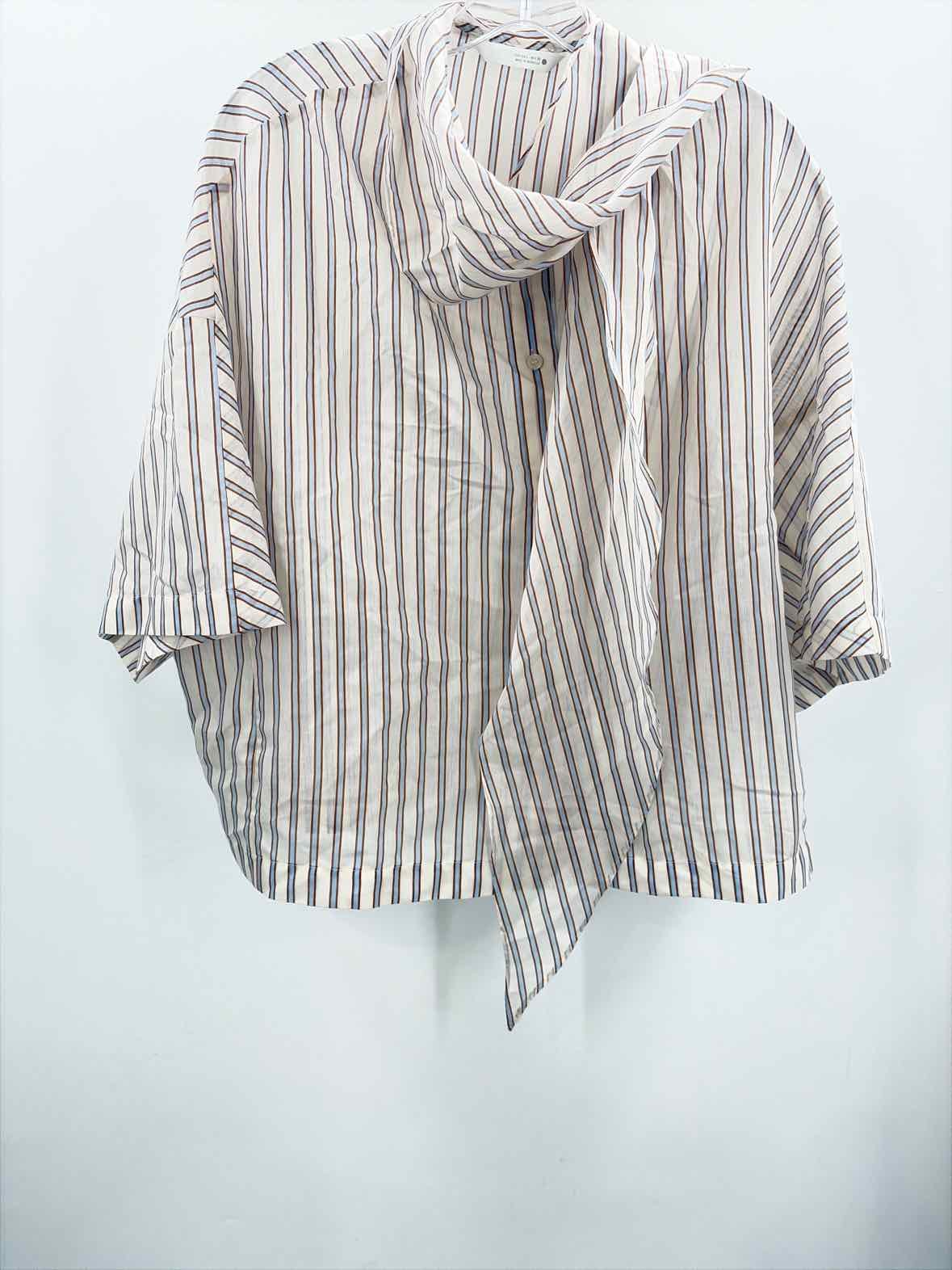 Pre-Owned Zara Ivory Size Large Button Down