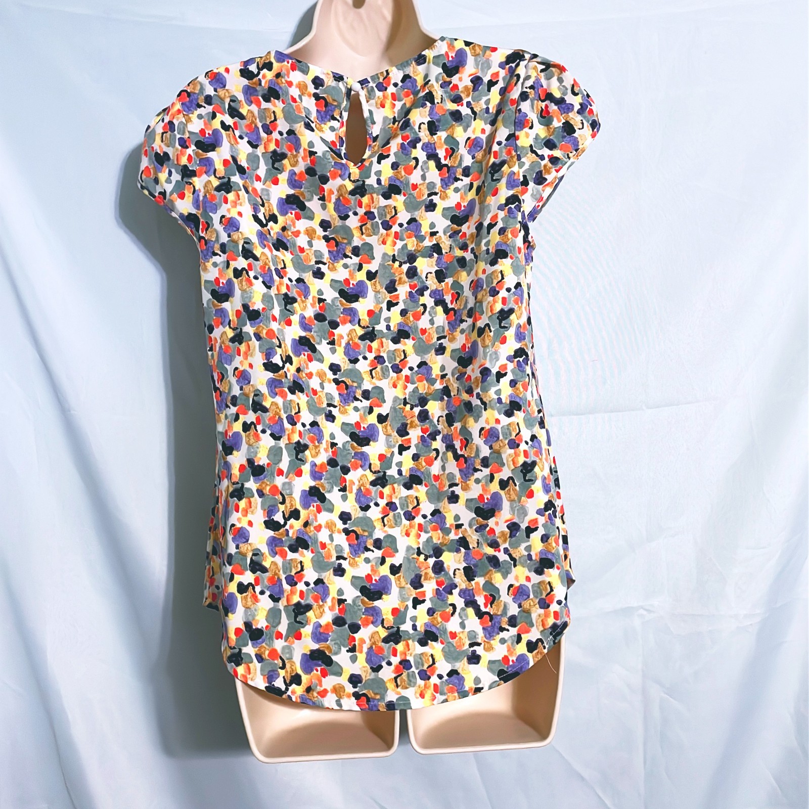 Cute Colorful Spotted Top Size S