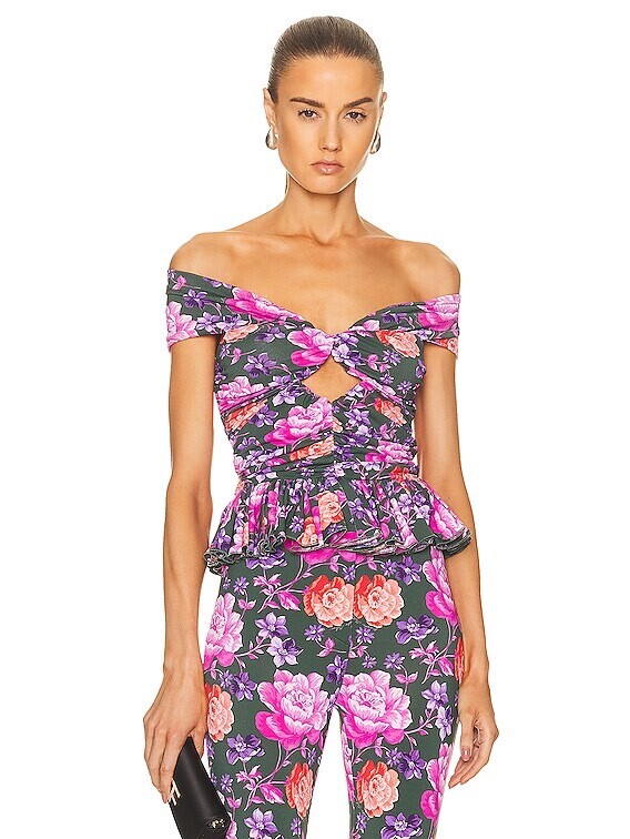 magda butrym off shoulder top