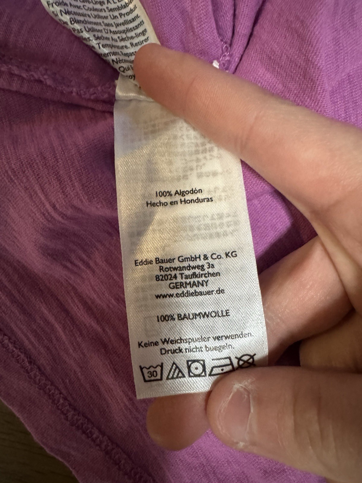 Eddie Bauer Outdoor Women Size XXL Light Purple V Neck Short Sleeve Cotton City