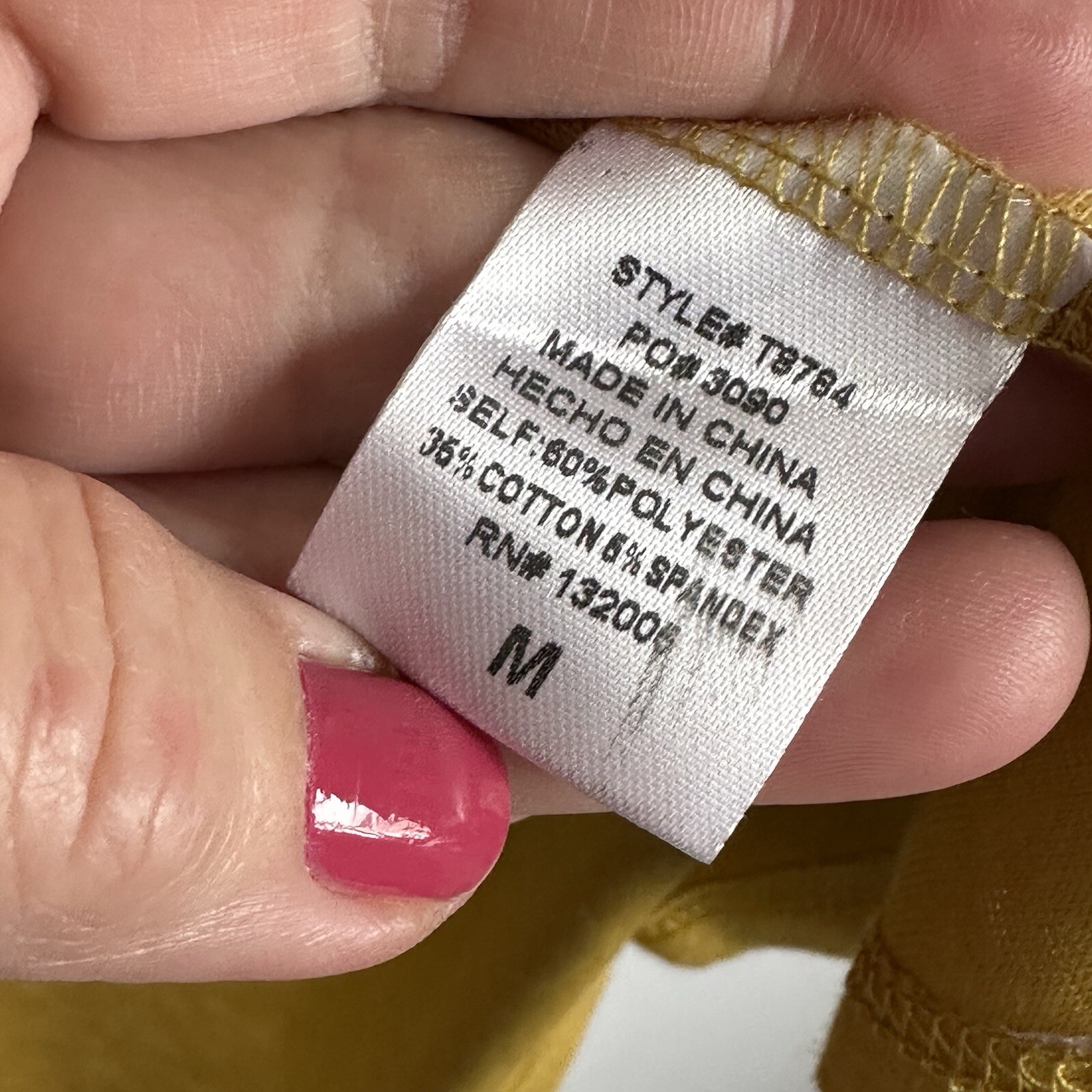 Entro Sweatshirt Top M Mustard Yellow Pullover Balloon Sleeve Trendy Boho NEW