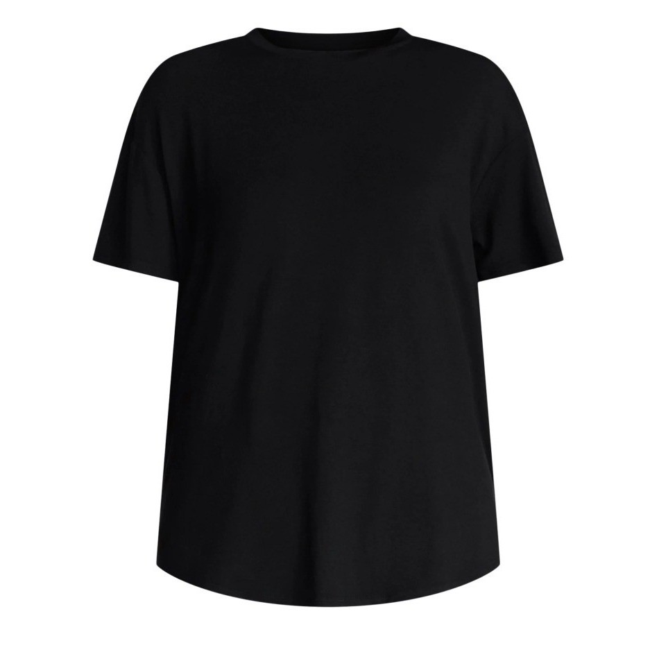 Time and Tru Women’s Tunic Tee with Short Sleeves, Size XXL -A-033