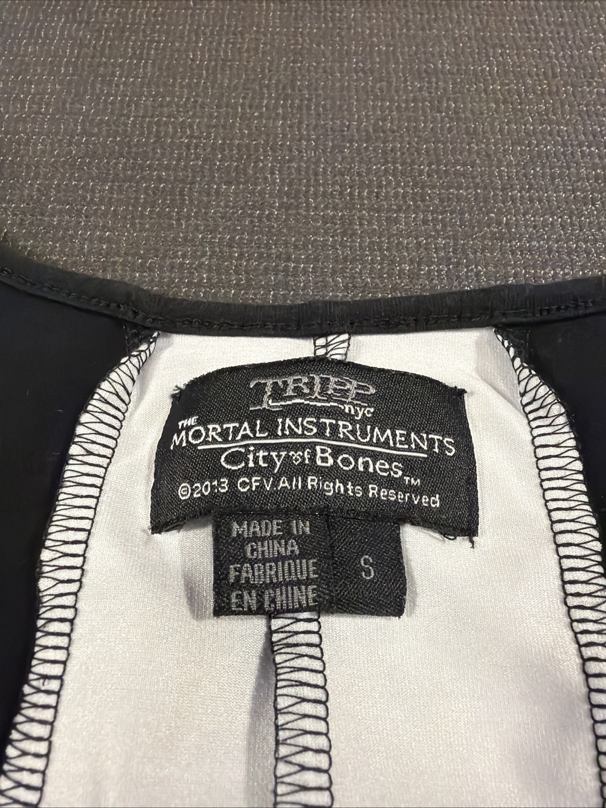 Tripp NYC Tank Top Shirt Mortal Instruments City Bones Goodman Goth Size Small