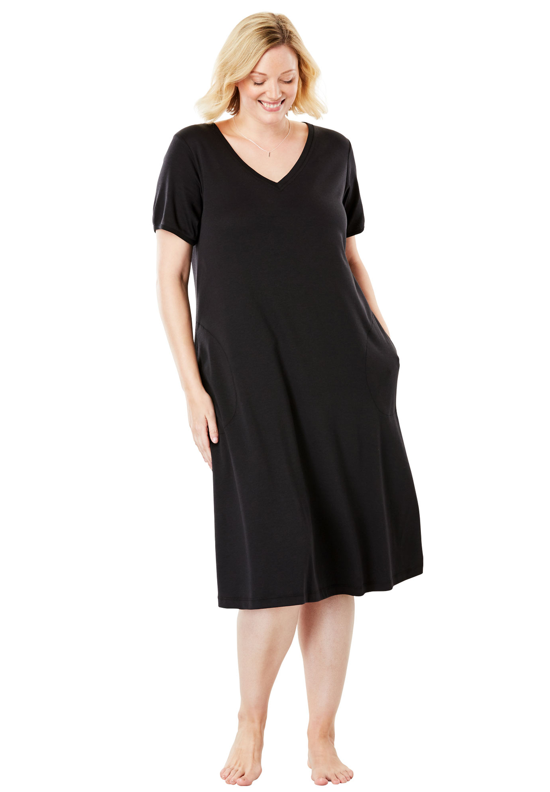 Dreams & Co. Women’s Plus Size Short T-Shirt Lounger