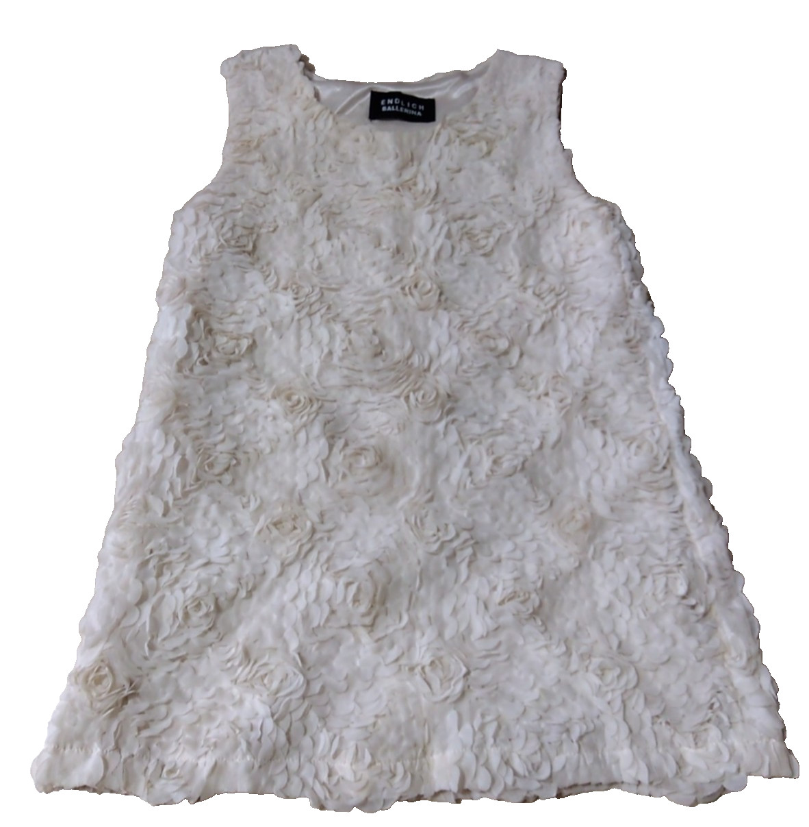 ladies summer tunic tops 　Mini dress　Sleeveless　Ivory　PARTY　FORMAL