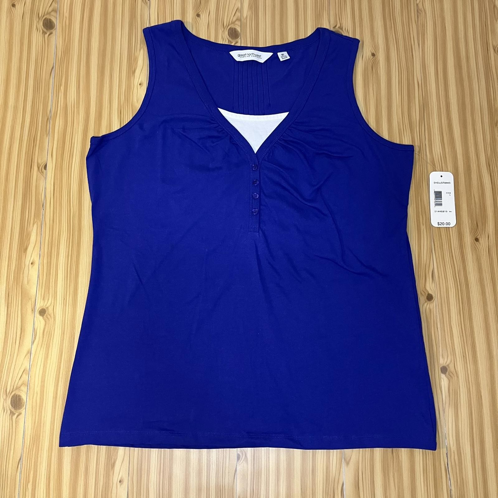 Great Northwest Clothing Company Indigo Blue Tank Top – NWT