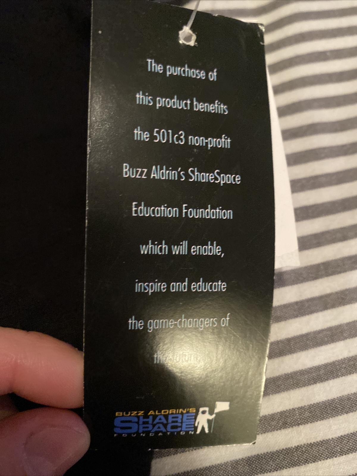 NASA WOMENS T-SHIRT SIZE SMALL BUZZ ALDRIN’S SHARE SPACE FOUNDATION (BRAND NEW)