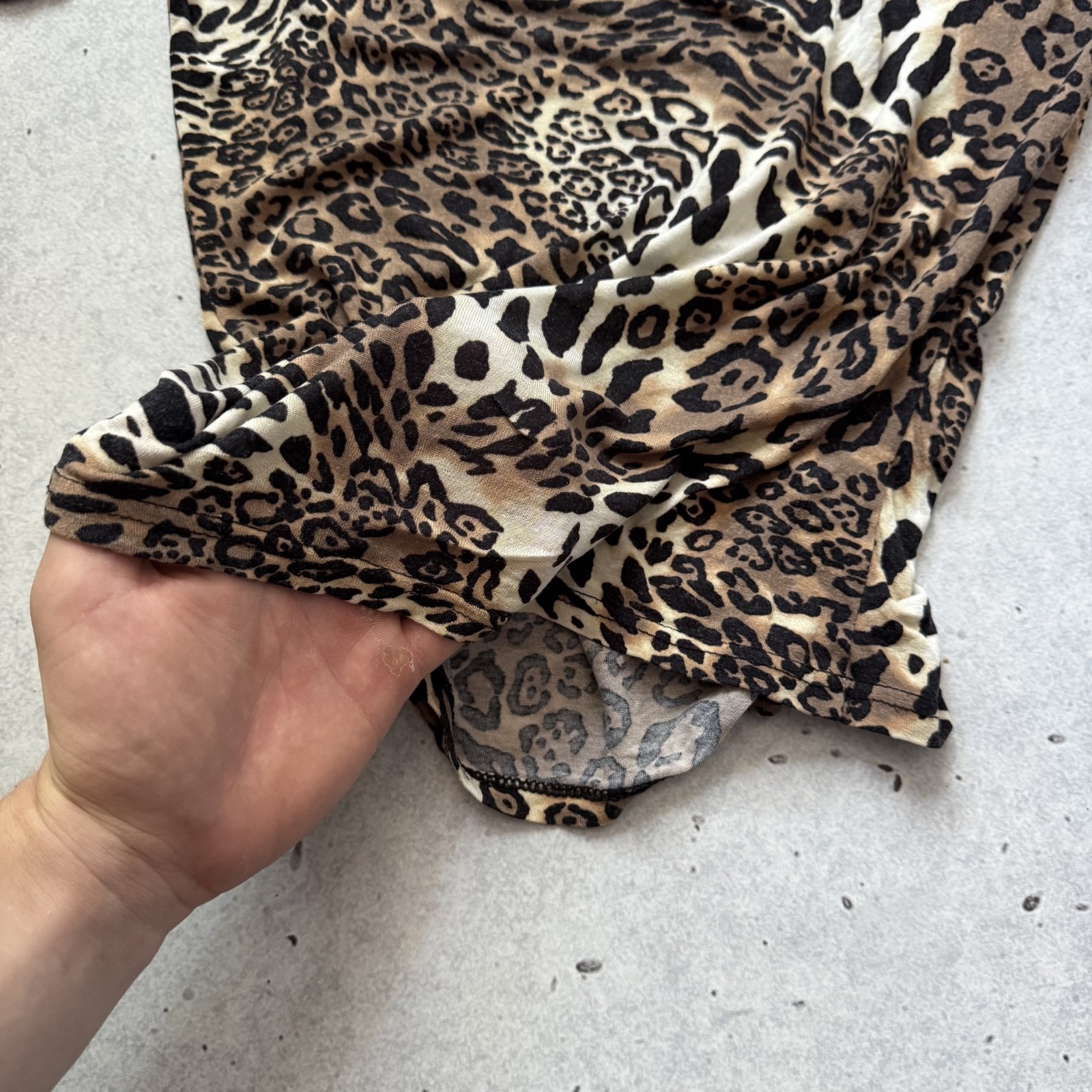 Roberto Cavalli TYPE! Leopard Pattern Women’s Top Shirt size M