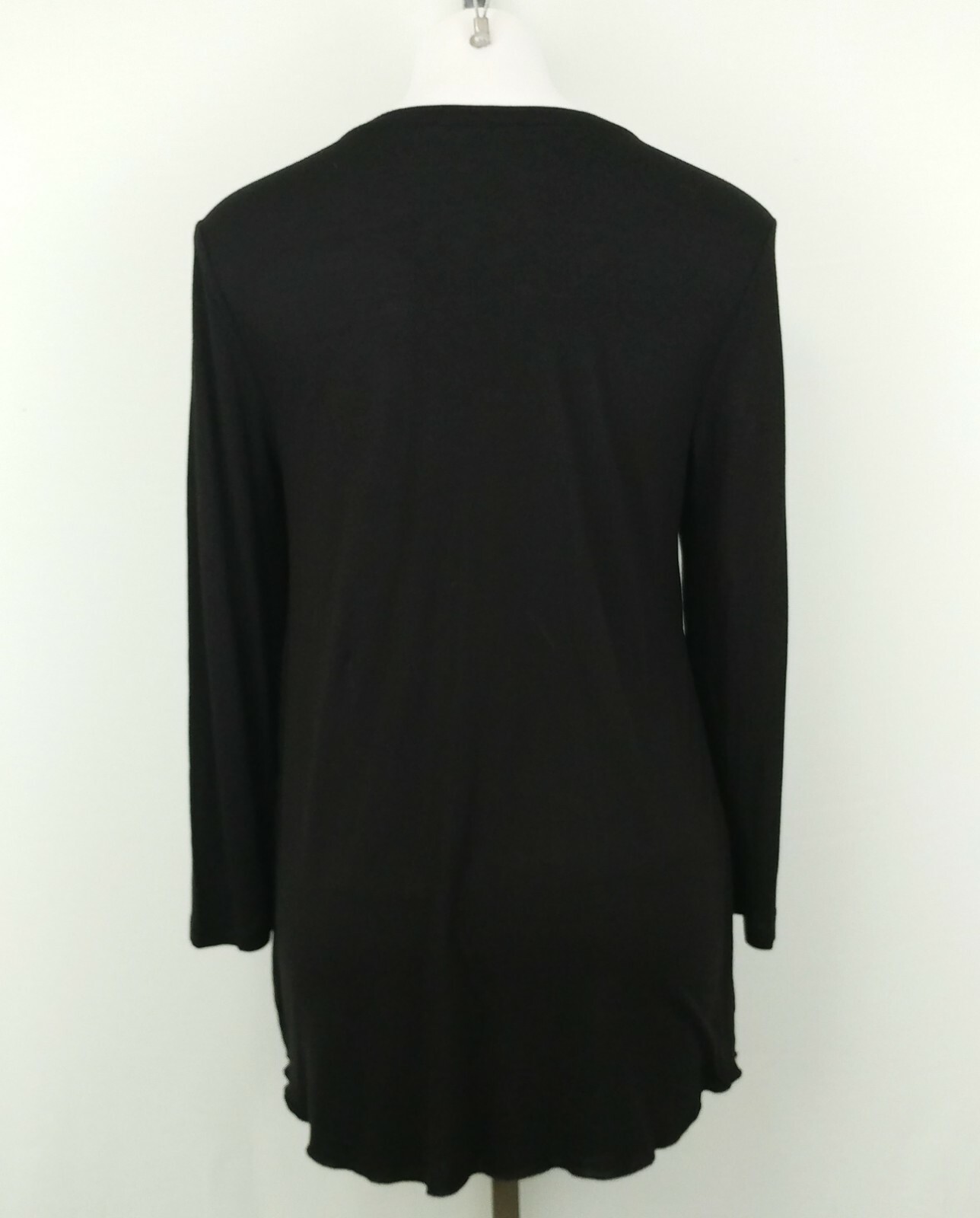 Women Black Shirt, Size Small/ Medium, viscose, polyester