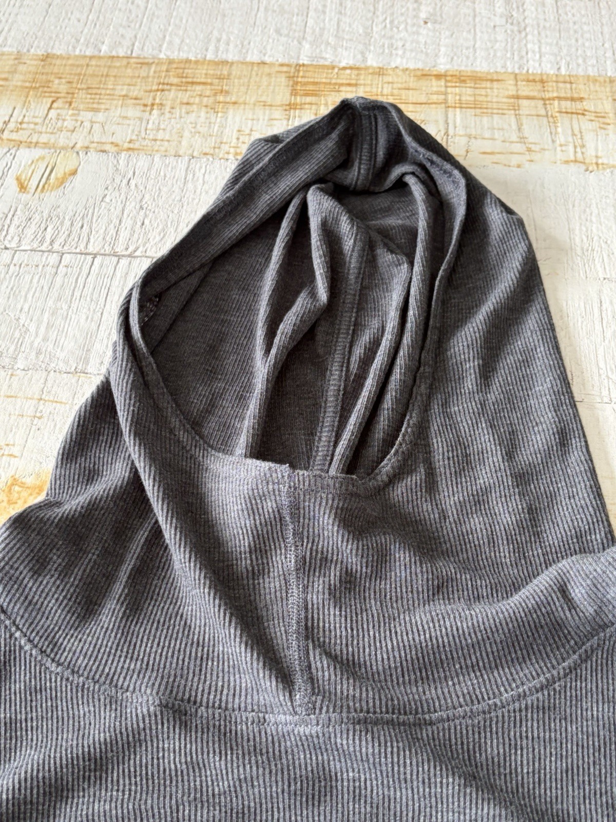 FP Movement Breathe Easy Layer Hooded Top NWT size Large in Washed Black
