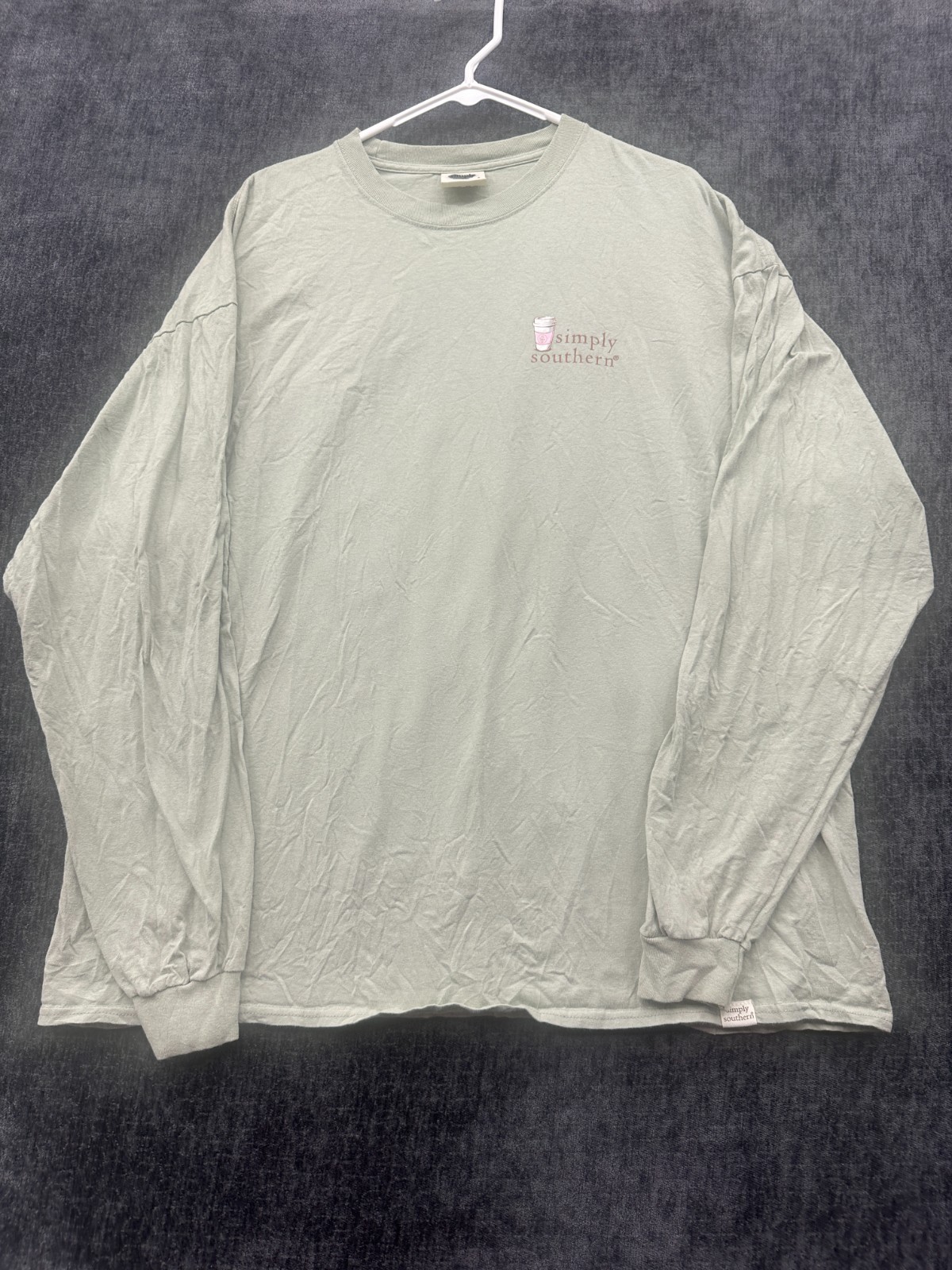 Simply Southern Cold or Hot Shirt Womens 2XL Gray Graphic Print Crew Neck