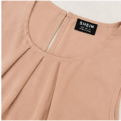 SHEIN Sleeveless Blush Tank Top
