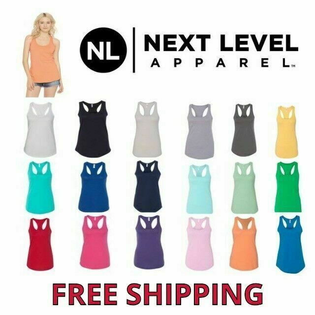 1533 Next Level Apparel Women’s Lightweight Jersey Self Fabric Racerback Tank NL