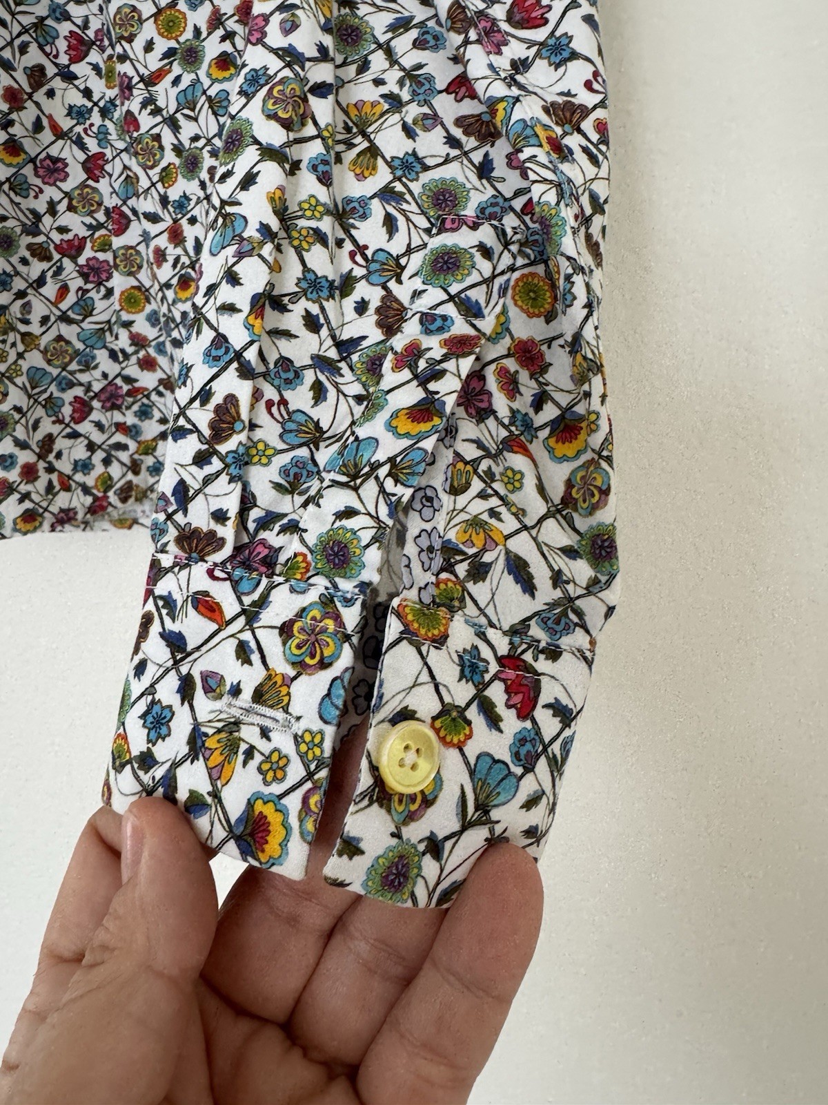 Paul Smith PS Floral Button Shirt Women EU 40 US 8 Cotton Multicolor Collared
