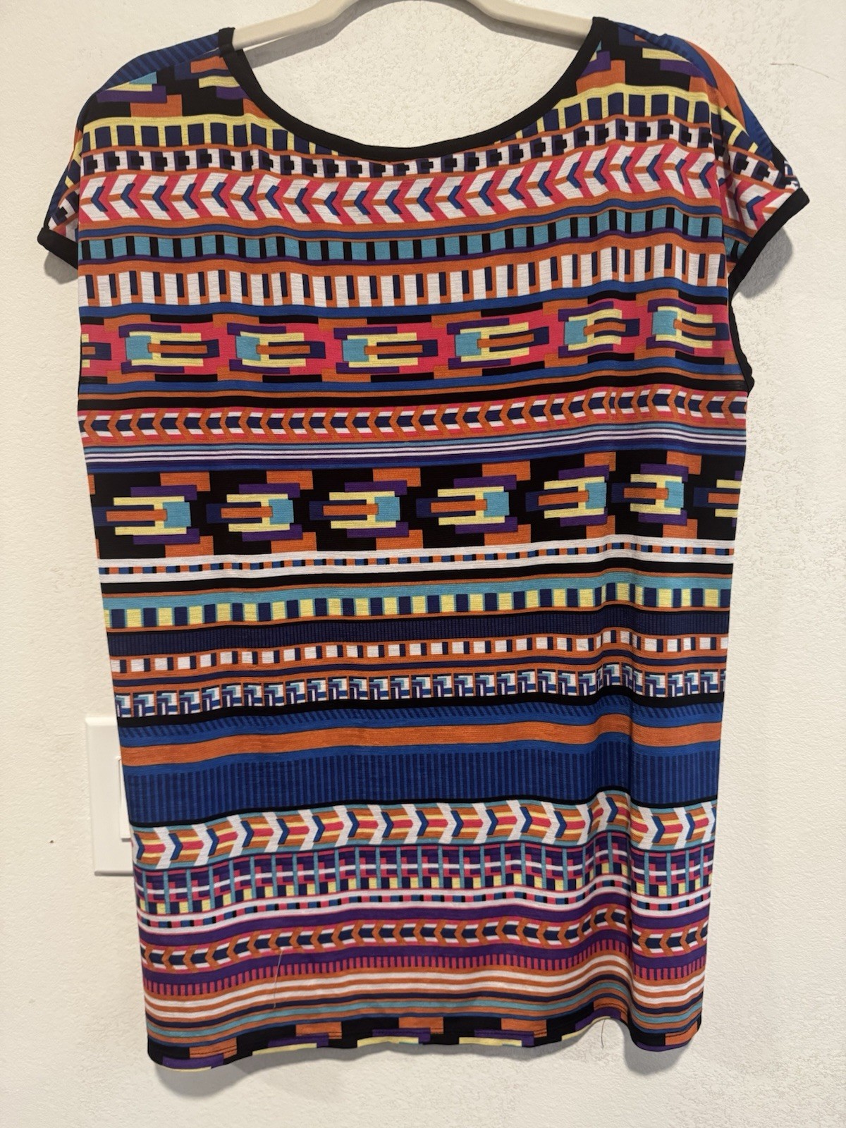 Cato Geometric Tribal Aztec Top Shirt Adult Women’s Size Medium