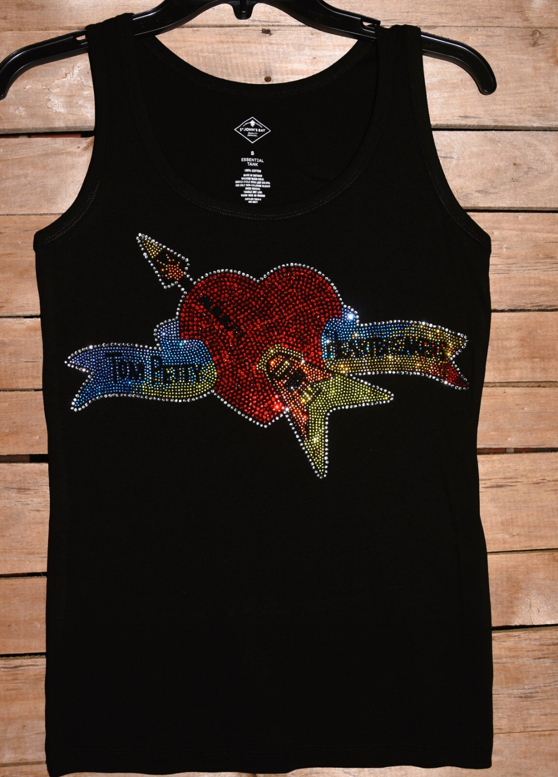Tom Petty Heartbreakers rhinestone shirt or tank XS S M L XL XXL 1X 2X 3X 4X 5X