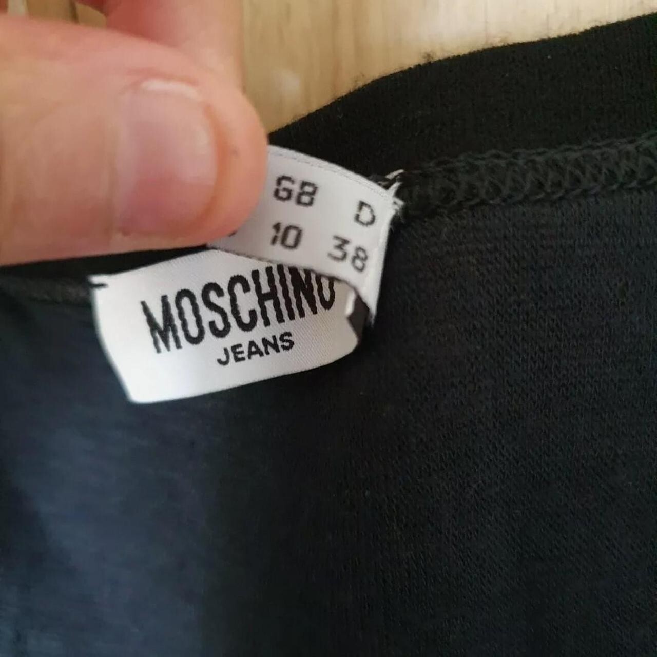 Moschino Jeans Y2k Black Vest With Bow Detail Uk 10 – designer
