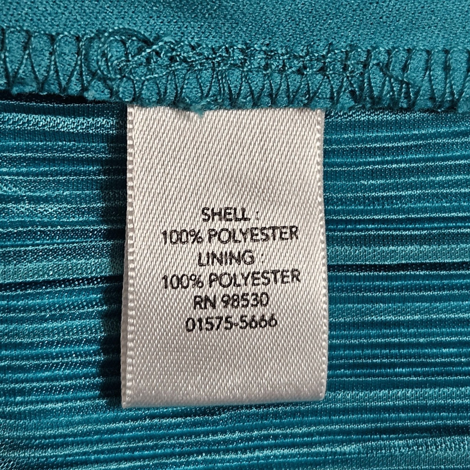 Christopher And Banks Teal Sleeveless Tiered Pleated Tank Top Large Polyester