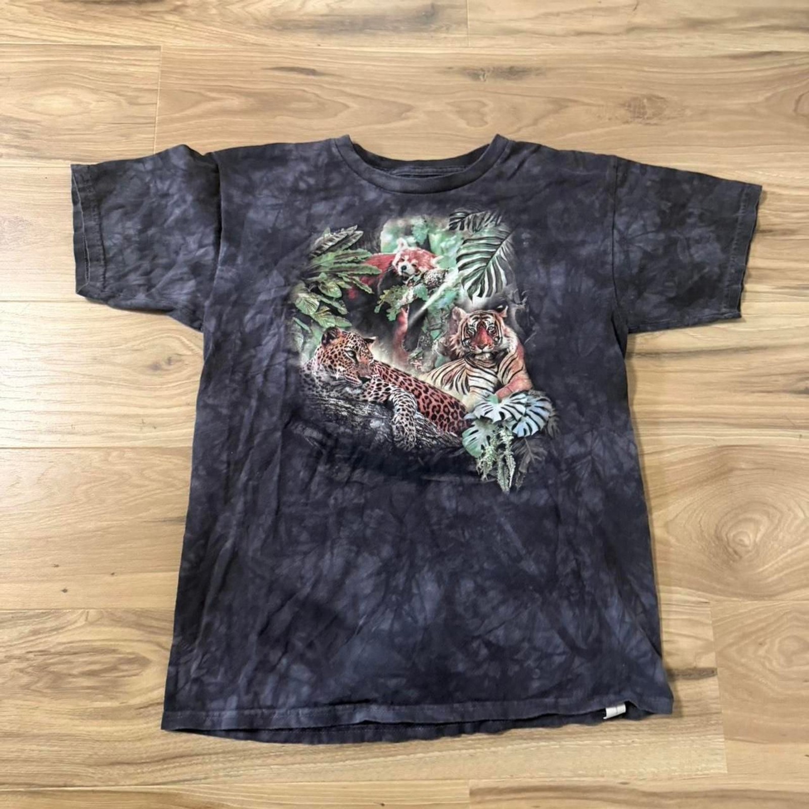 The Mountain Nature tee Tiger bird animal Graphic Print Size Adult Small