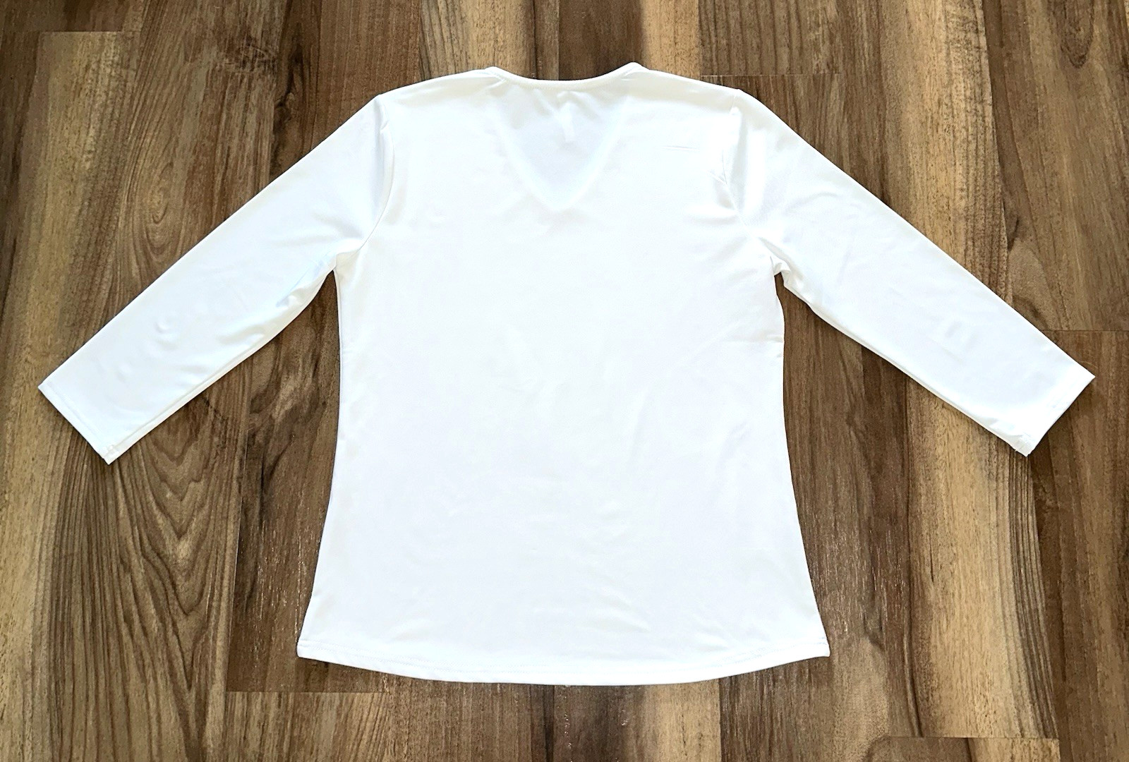 LULU-B Size Small Pullover Top Lightweight Stretch UPF 50+ Cooling White