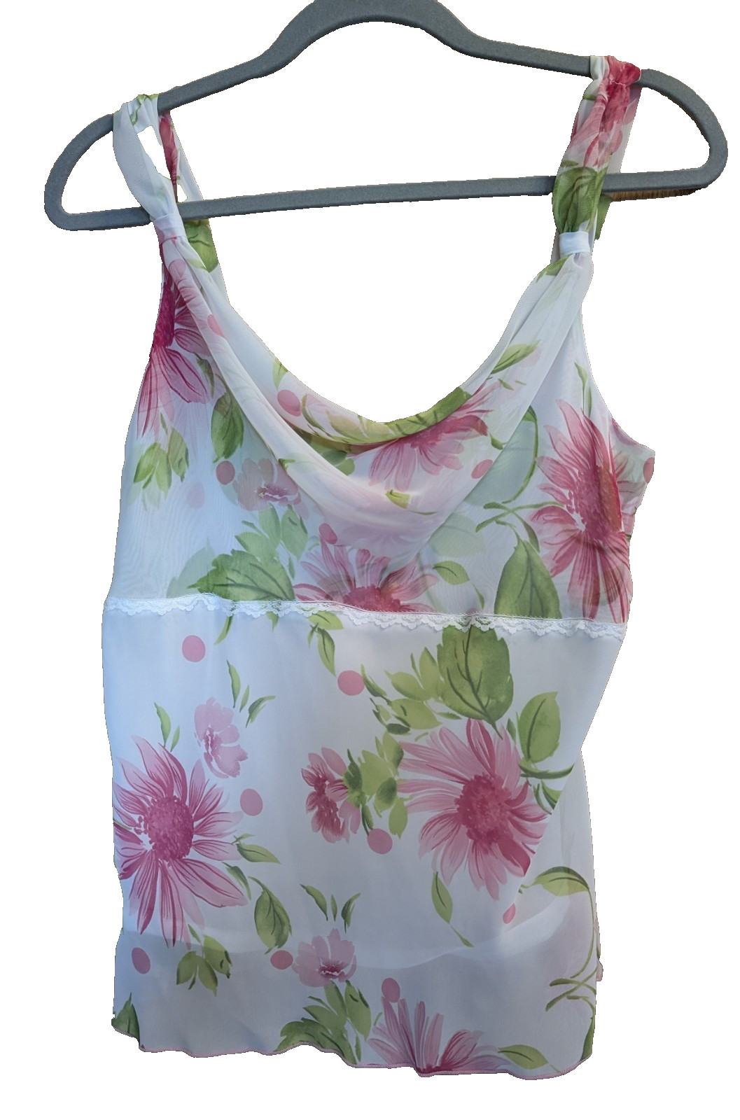 NWT Studio Y Floral Top XL Multicolor y2k Fairycore Soft Girl Coquette Romantic