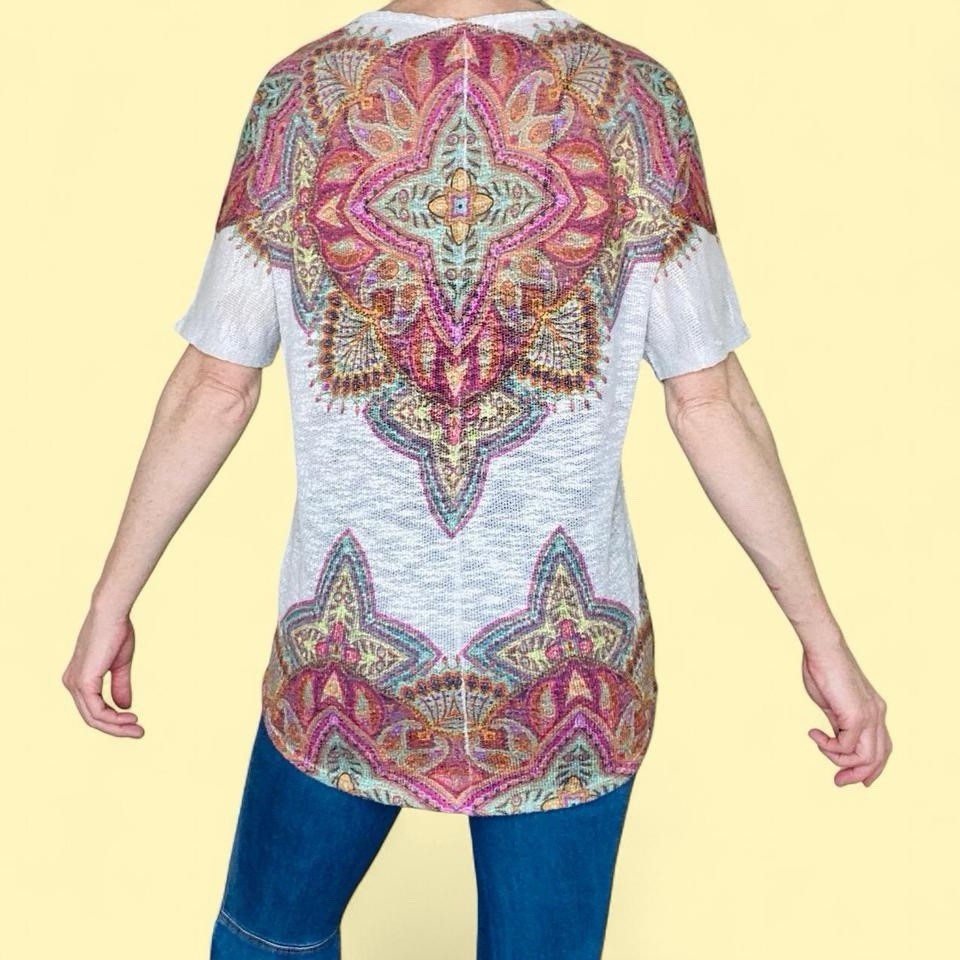 Ginger G Kaleidoscope Abstract Colorful Hippie Shirt