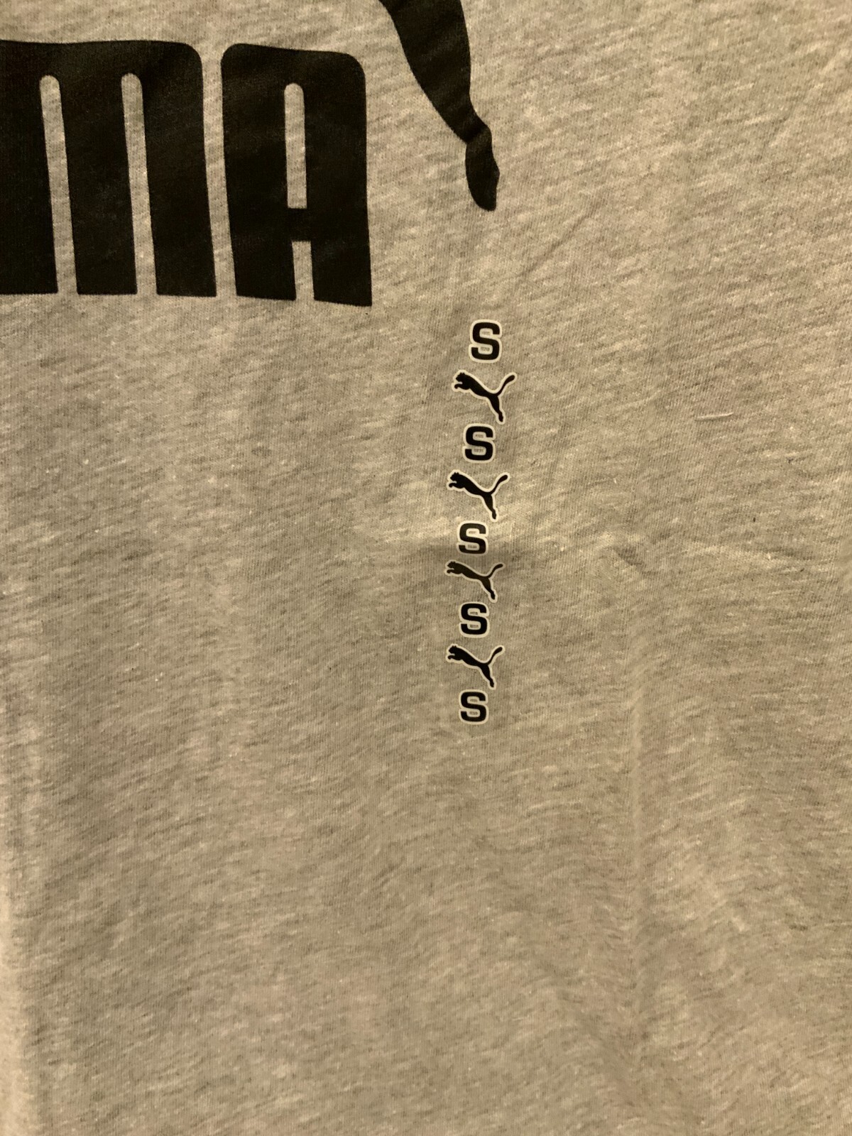 PUMA Women’s Essentials Logo Tee,style#58597303,size S, color Light Gray Heather