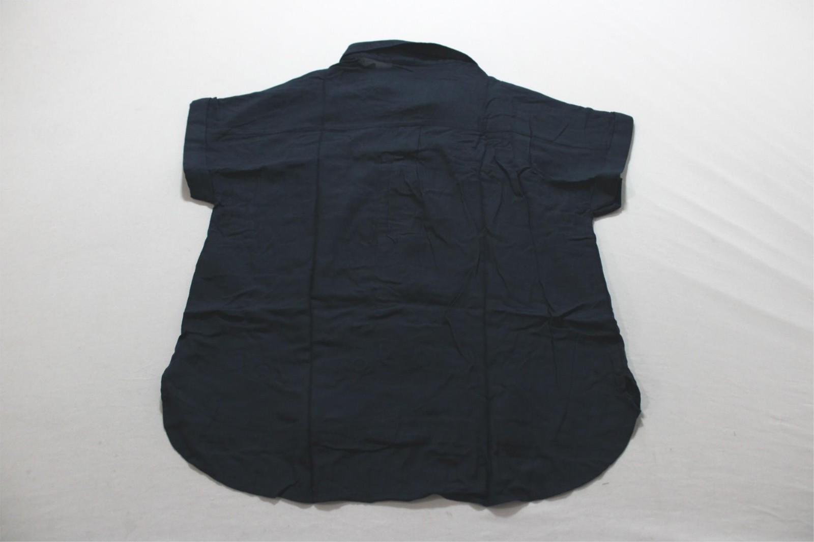 Vero Moda Women’s VMBUMPY S/S Button Down Shirt CG2 Navy Blue Size XS NWT